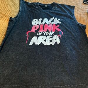 Blackpink Graphic Sleeveless Shirt